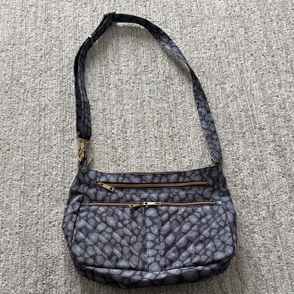 Travelon Anti-Theft Classic crossbody Shoulder Bag w/Flashlight Multiple Pockets